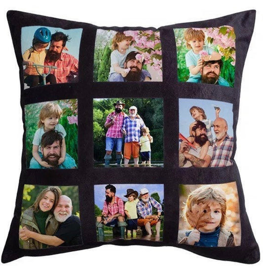 9 Framed Photo Custom Pillow Cover/Case